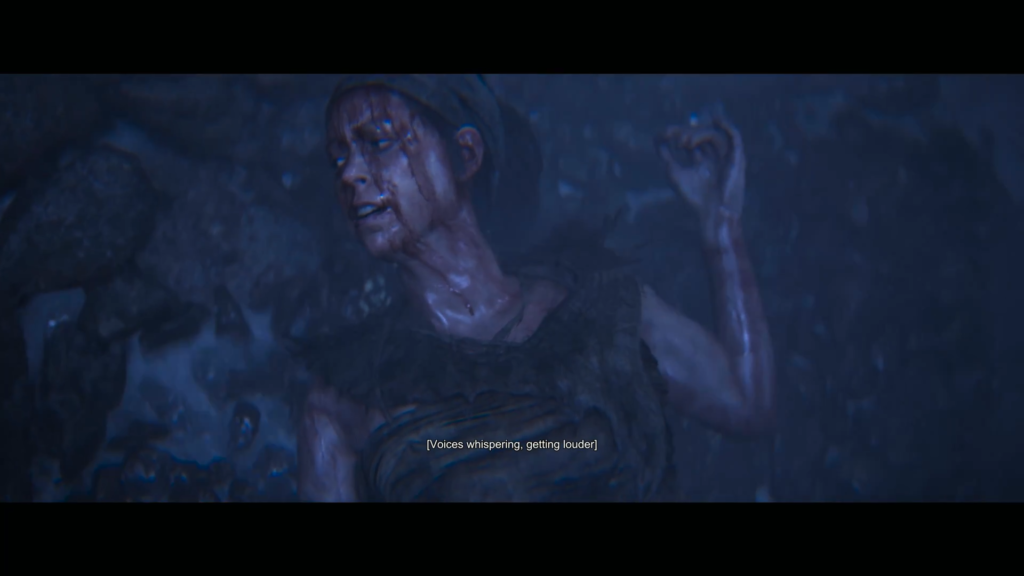 Два человека падают на фоне огненного взрыва в небе