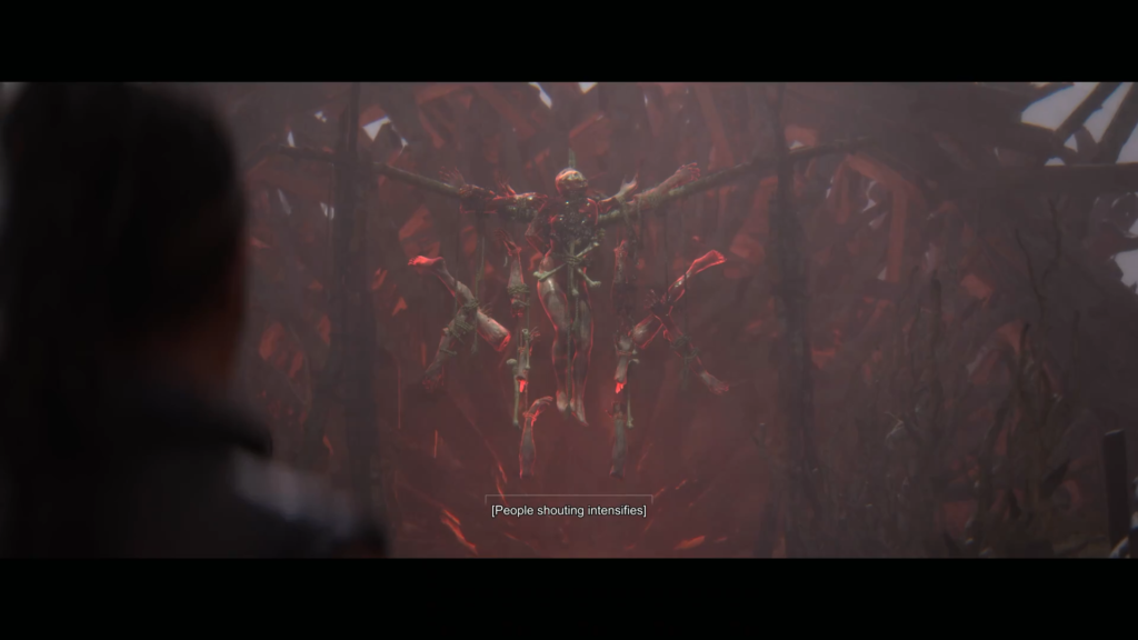 Персонажи Hogwarts Legacy передают предмет в зале