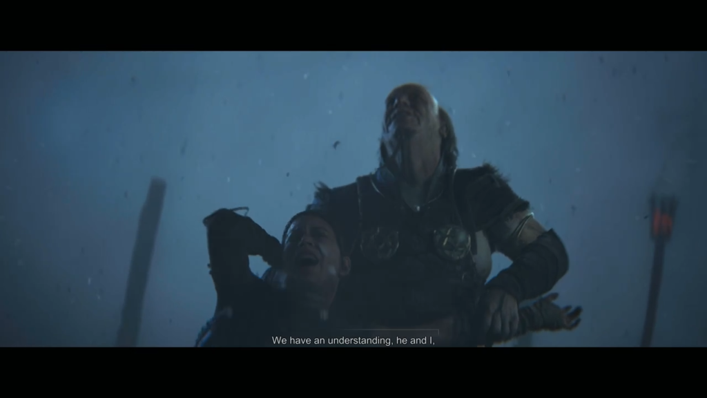 Ученик Hogwarts Legacy чинит разрушенную стену заклинанием Reparо