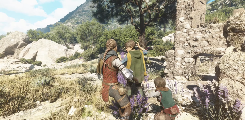 Амиция и Гуго из A Plague Tale в руинах