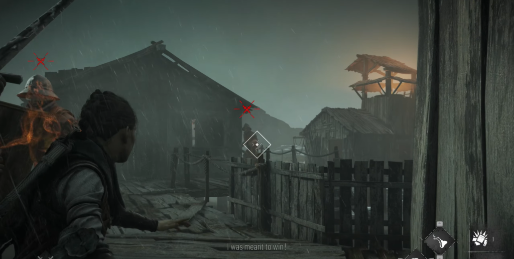 Эмили Колдуин крадется по дождливым докам в Dishonored 2