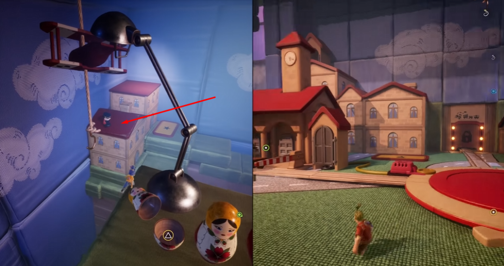 Мэй и Коди It Takes Two в игрушечном городе